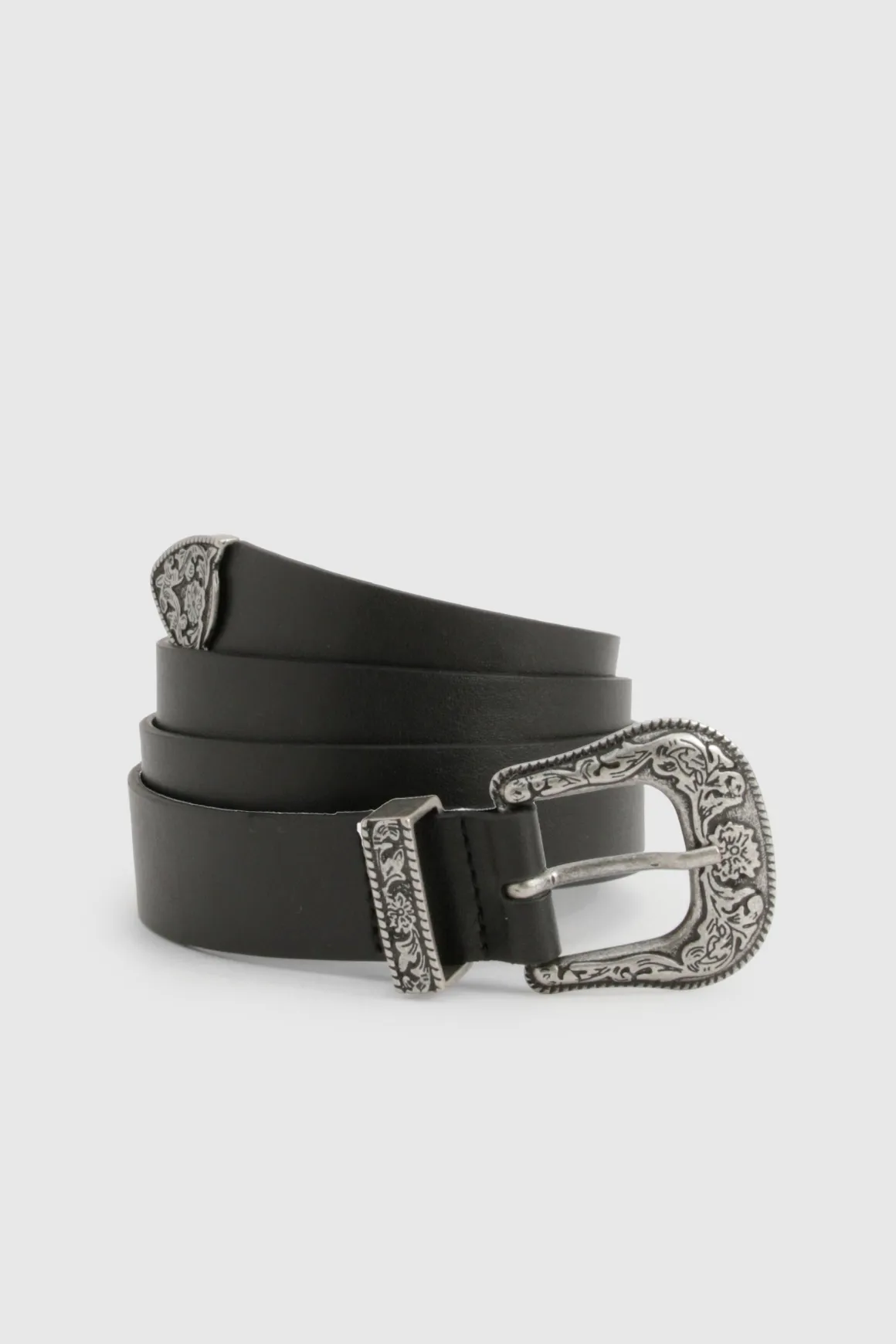 Ceinture Western à boucle noire