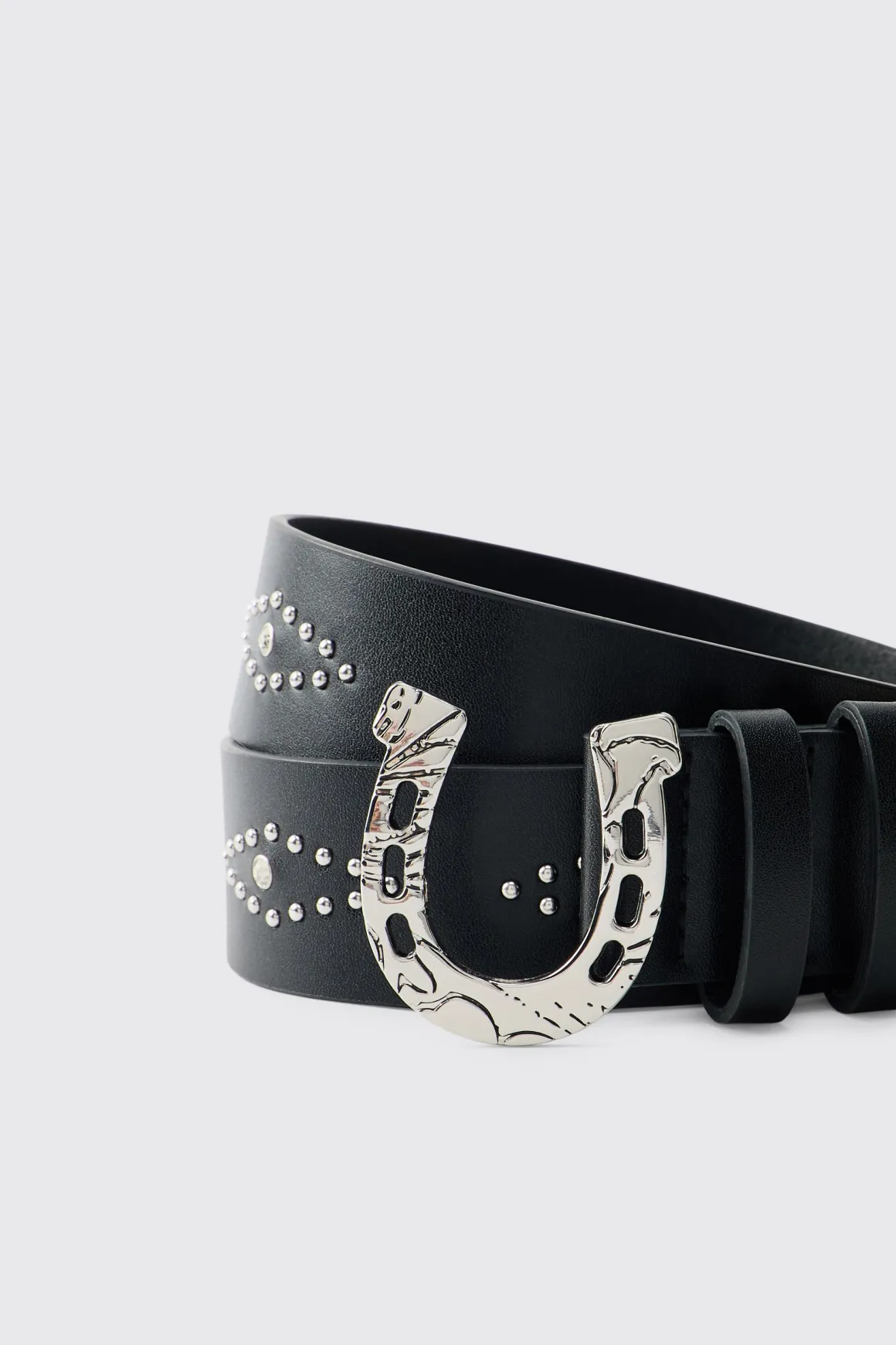 Ceinture Western Détail Gemme En Synthétique