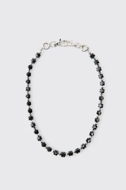 boohooMAN Chaîne De Jean À Strass<Homme Bijoux Et Montres