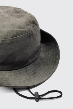 boohooMAN Chapeau Bob Imprimé Tie-dye<Homme Chapeaux, Gants Et Écharpes