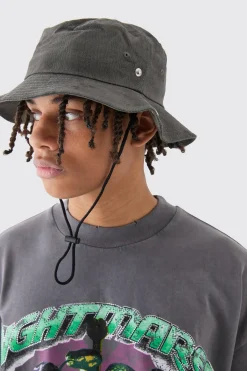 boohooMAN Chapeau Bob Imprimé Tie-dye<Homme Chapeaux, Gants Et Écharpes
