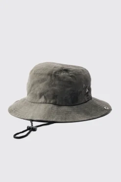 boohooMAN Chapeau Bob Imprimé Tie-dye<Homme Chapeaux, Gants Et Écharpes