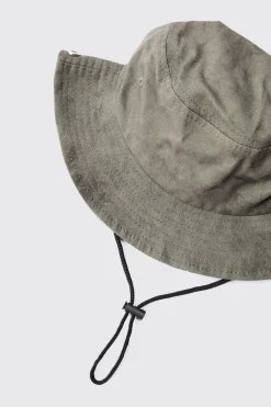 boohooMAN Chapeau Bob Imprimé Tie-dye<Homme Chapeaux, Gants Et Écharpes