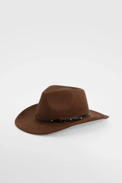 boohoo Chapeau de cow-boy western avec détail de sangle< Chapeaux