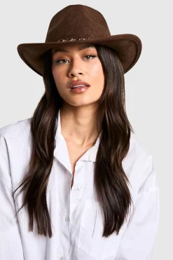 Chapeau de Cowboy Western avec Détail de Sangle