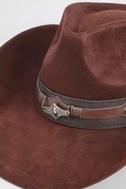 Chapeau De Cowboy Western À Bande Cloutée
