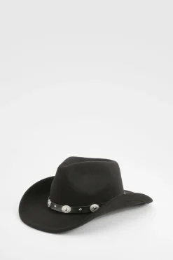 Chapeau De Cowboy Western En Feutre Avec Détail Clouté