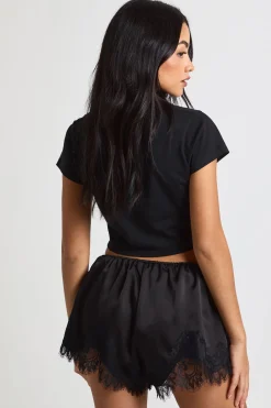 boohoo Chapeau du Père Noël Hotfix T-shirt bébé<Femme Tops