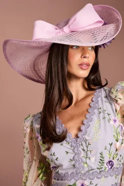 Coast Chapeau Lisa Tan À Large Bord Avec Détails Nœud Et Fleur< Chapeaux