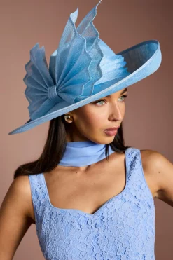 Chapeau Lisa Tan À Nœud Plissé Détaillé