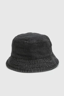 boohoo Chapeau seau en denim< Chapeaux