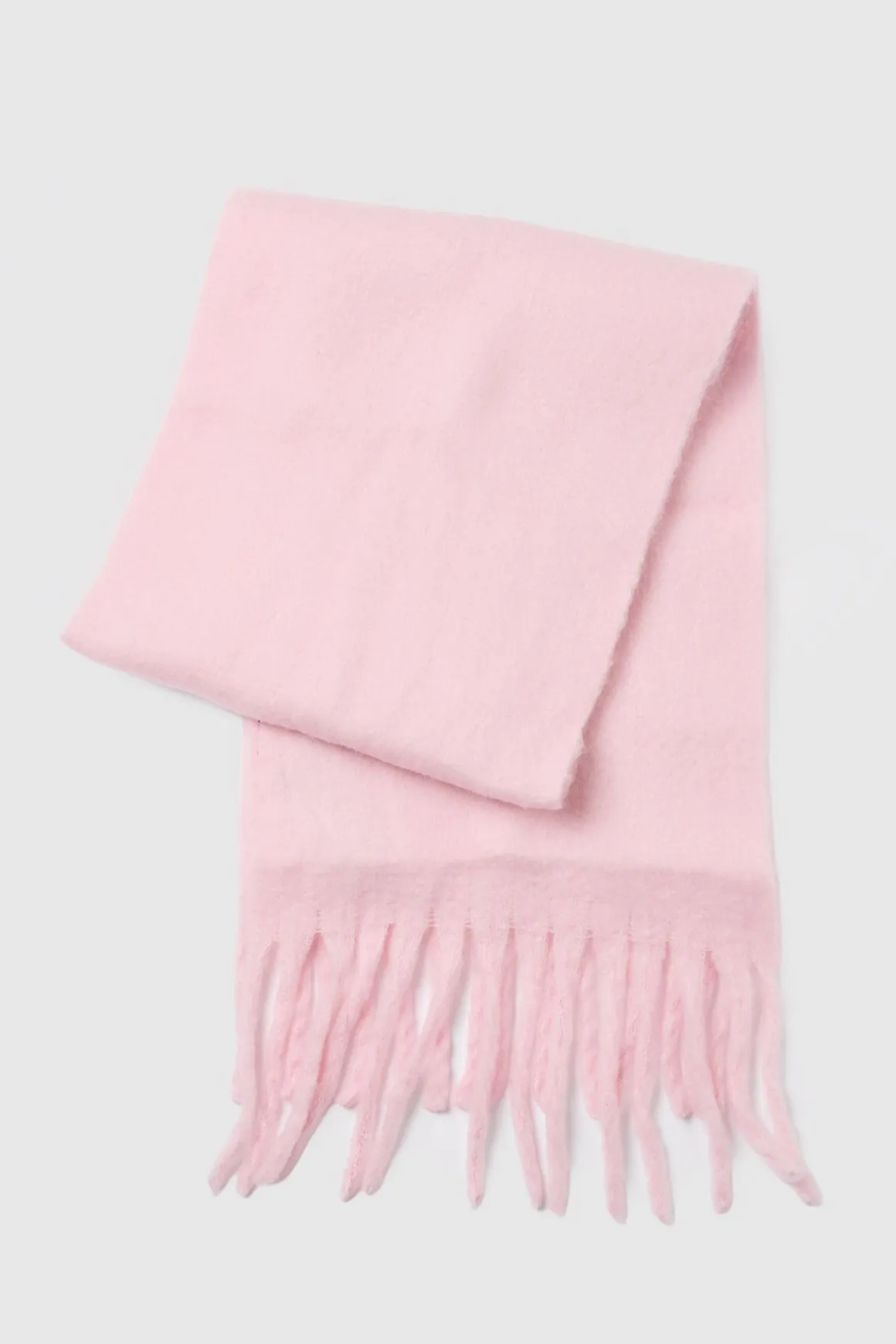 Écharpe Duveteuse Surdimensionnée À Pompons