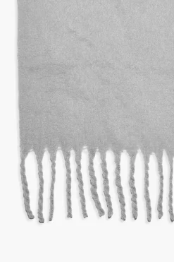 Écharpe surdimensionnée à franges épaisses