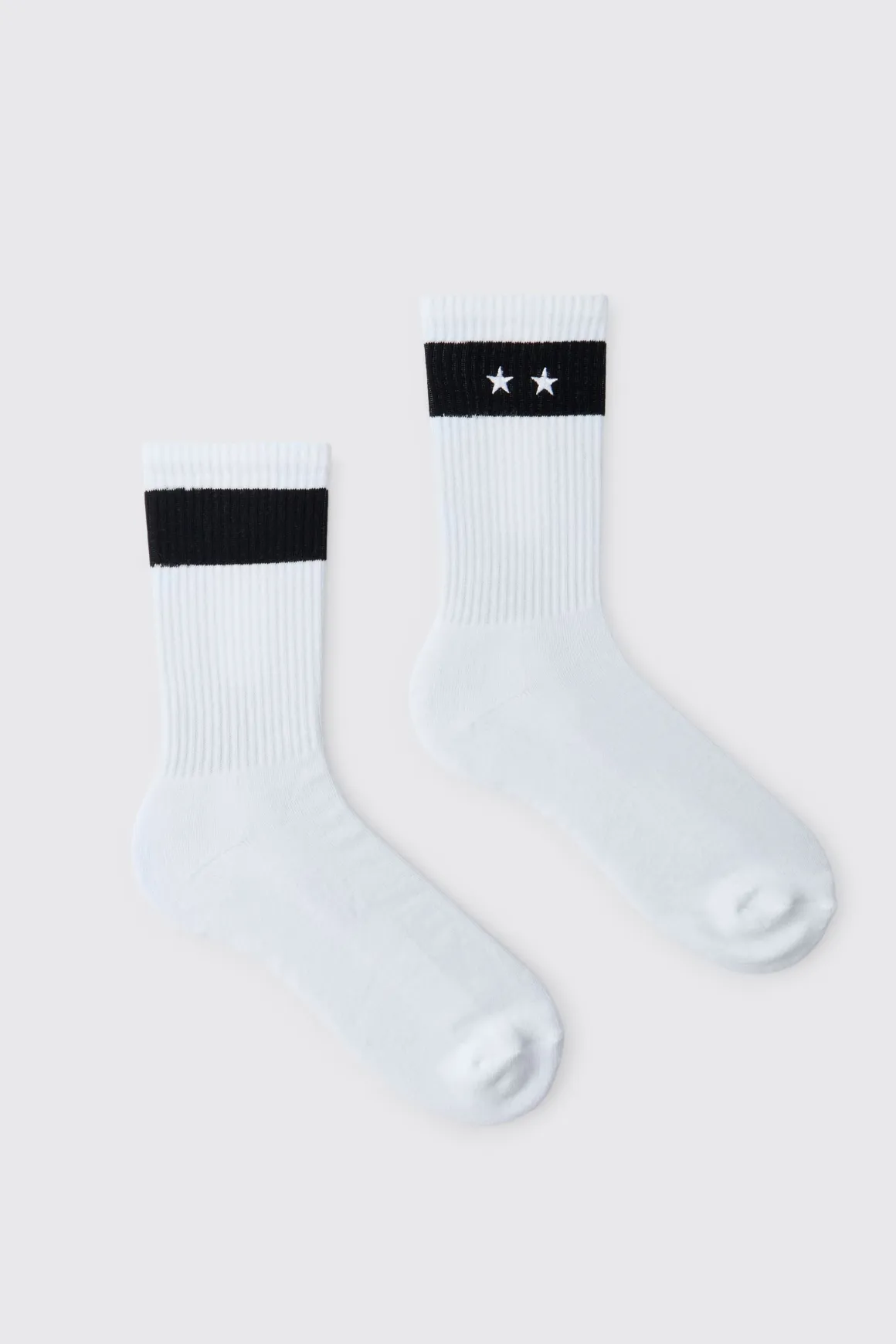 Chaussettes Brodées Double Étoile