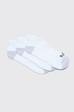 Chaussettes d'entraînement rembourrées pour homme, pack de 3