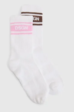 DSGN Studio Chaussettes De Sport À Blocs De Couleur<Femme Lingerie Et Sous-Vêtements|Dsgn Studio