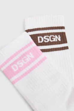 DSGN Studio Chaussettes De Sport À Blocs De Couleur<Femme Lingerie Et Sous-Vêtements|Dsgn Studio