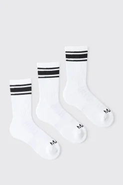 Chaussettes de Sport Homme Montantes Lot de 3