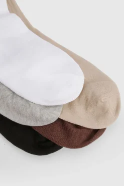 boohoo Chaussettes de sport à la cheville ton sur ton, lot de 5<Femme Lingerie Et Sous-Vêtements|Chaussettes