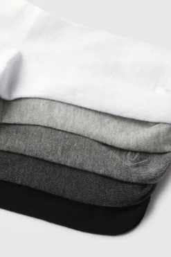 boohoo Chaussettes de sport monochromes Lot de 5<Femme Lingerie Et Sous-Vêtements|Chaussettes