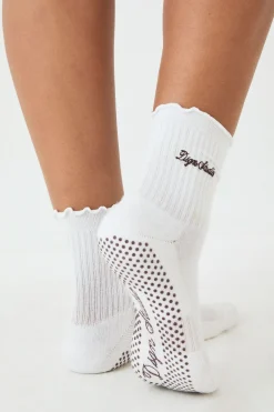 Chaussettes De Yoga Et Pilates Antidérapantes À Bord Ondulé Dsgn Studio