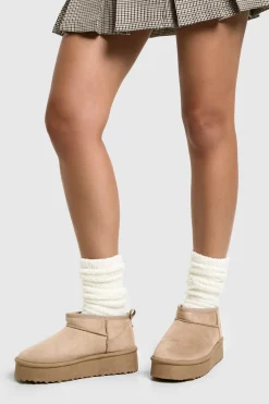 Chaussettes longues, décontractées et duveteuses