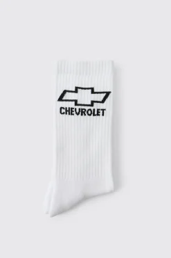 boohooMAN Chaussettes Sous Licence Avec Badge Chevrolet<Homme Chaussettes