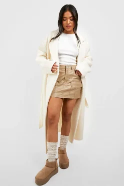 boohoo Chaussettes tricotées décontractées couleur avoine<Femme Lingerie Et Sous-Vêtements|Chaussettes