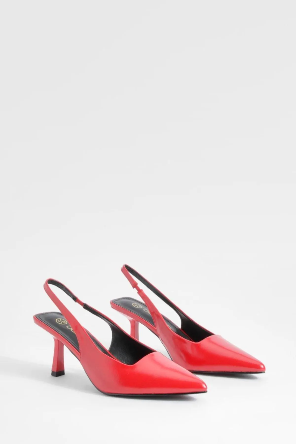 boohoo Chaussure de cour à talon bas stiletto à bride arrière< Chaussures Festives|Chaussures À Talons