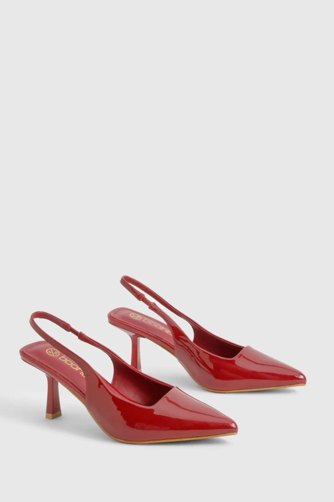Chaussure de ville à bride arrière et talon stiletto bas