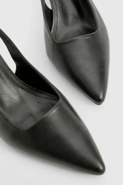 boohoo Chaussure de ville à bride arrière pour pieds larges à talon chaton< Chaussures Festives|Chaussures À Talons
