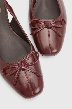 Oasis Chaussure Escarpin Keira À Bride Arrière Talon Bloc En Synthétiquecuir Avec Nœud Décoratif< Chaussures À Talons|Escarpins