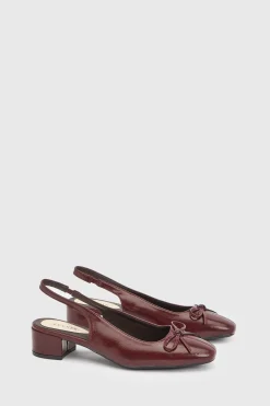 Oasis Chaussure Escarpin Keira À Bride Arrière Talon Bloc En Synthétiquecuir Avec Nœud Décoratif< Chaussures À Talons|Escarpins