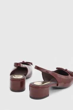 Oasis Chaussure Escarpin Keira À Bride Arrière Talon Bloc En Synthétiquecuir Avec Nœud Décoratif< Chaussures À Talons|Escarpins