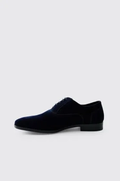 Chaussure Oxford en velours