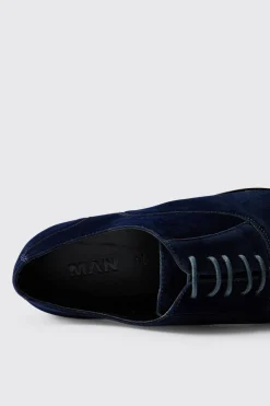 Chaussure Oxford en velours