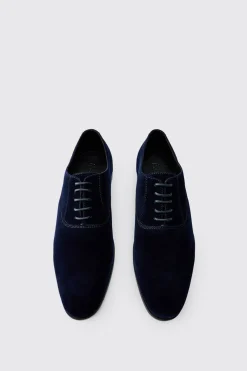 Chaussure Oxford en velours