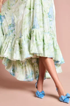 Chaussures De Cour Stiletto À Bride Arrière Avec Nœud En Satin Tamara