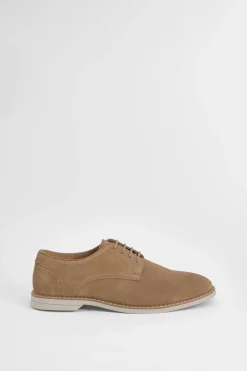 Burton Chaussures Derby En Daim Marron Clair<Homme Chaussures Et Mocassins