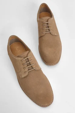 Burton Chaussures Derby En Daim Marron Clair<Homme Chaussures Et Mocassins