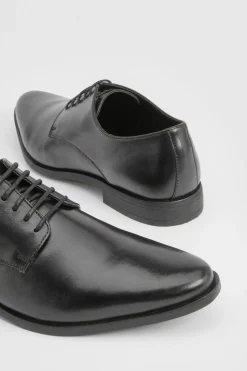 Chaussures Derby Élégantes en Cuir Noir