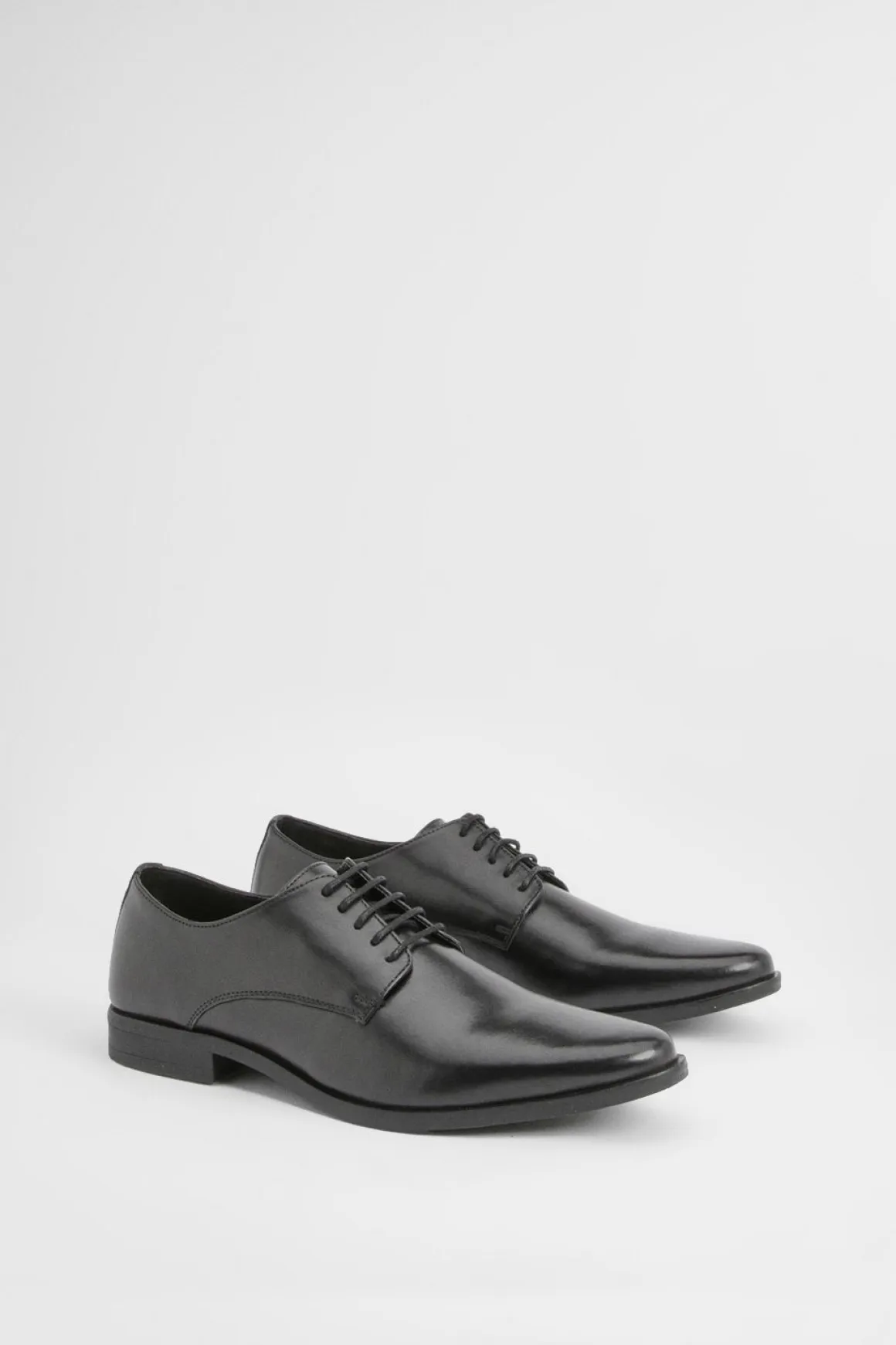 Chaussures Derby Élégantes en Cuir Noir
