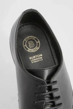 Chaussures Derby Élégantes en Cuir Noir