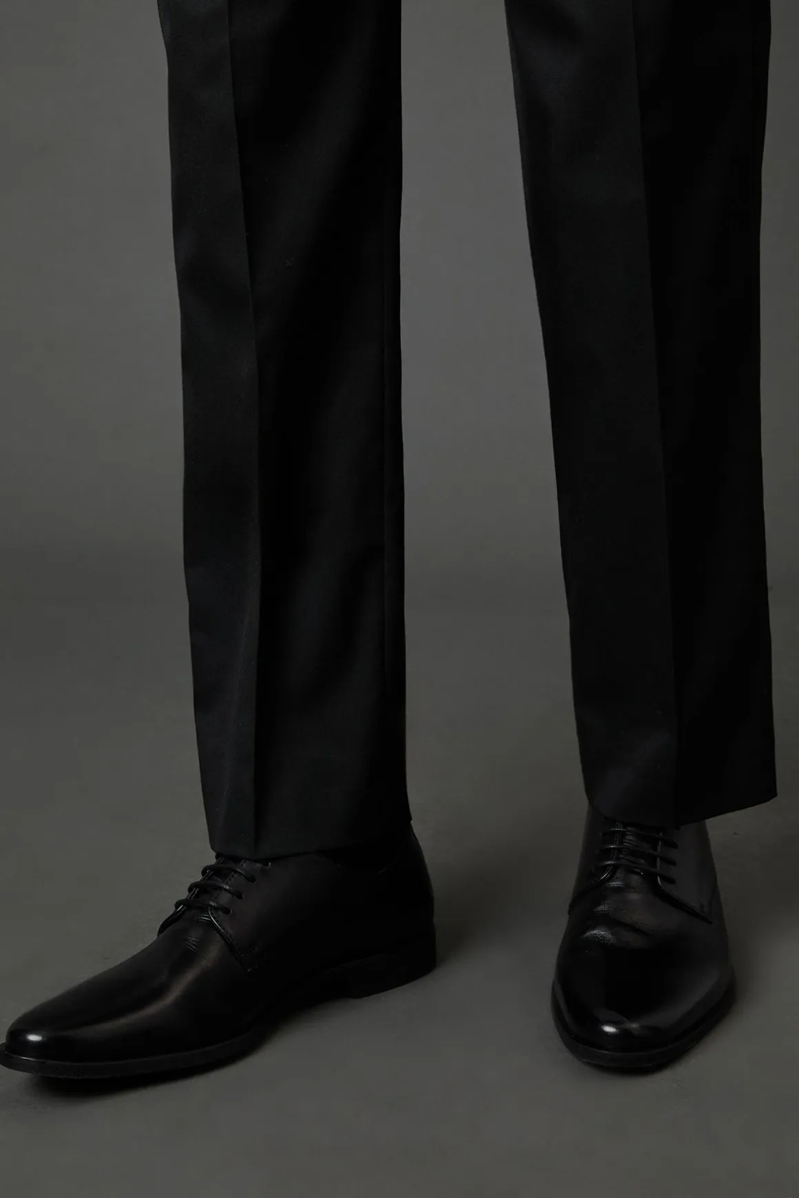 Chaussures Derby Élégantes en Cuir Noir