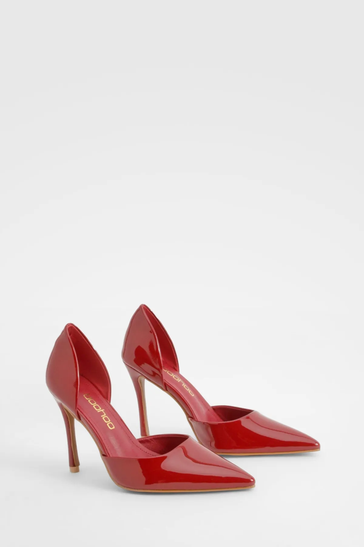 boohoo Chaussures de ville à découpes en cuir verni< Chaussures Festives|Chaussures À Talons