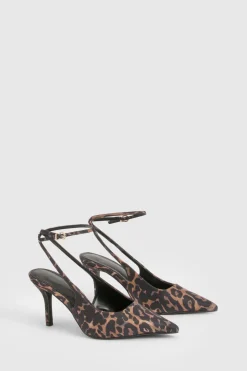 boohoo Chaussures de ville deux pièces à imprimé léopard< Imprimé Léopard|Chaussures À Talons