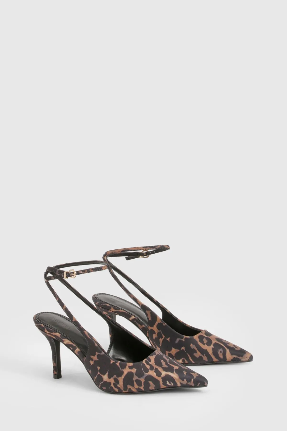 boohoo Chaussures de ville deux pièces à imprimé léopard< Imprimé Léopard|Chaussures À Talons