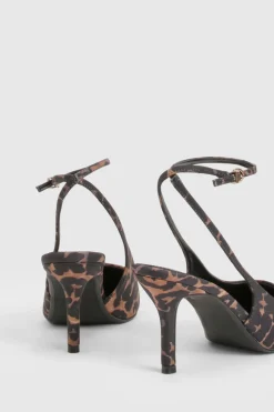 boohoo Chaussures de ville deux pièces à imprimé léopard< Imprimé Léopard|Chaussures À Talons