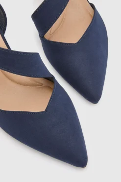 Wallis Chaussures De Ville Evelyn À Talon Bobine Avec Bride Arrière Asymétrique Et Confort Chaussette< Chaussures À Talons|Escarpins