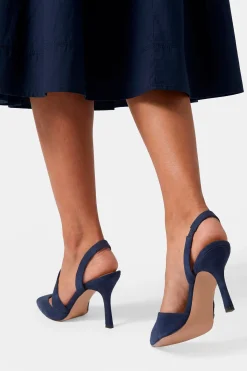 Wallis Chaussures De Ville Evelyn À Talon Bobine Avec Bride Arrière Asymétrique Et Confort Chaussette< Chaussures À Talons|Escarpins